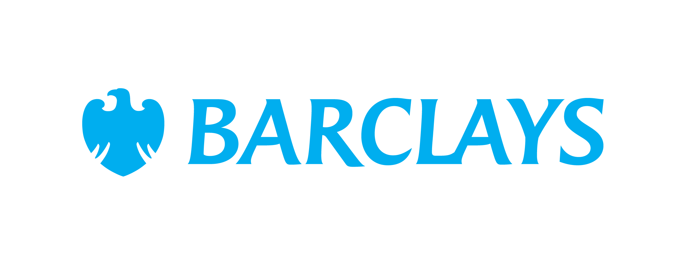 Barclays Eagle Wordmark RGB Cyan Large