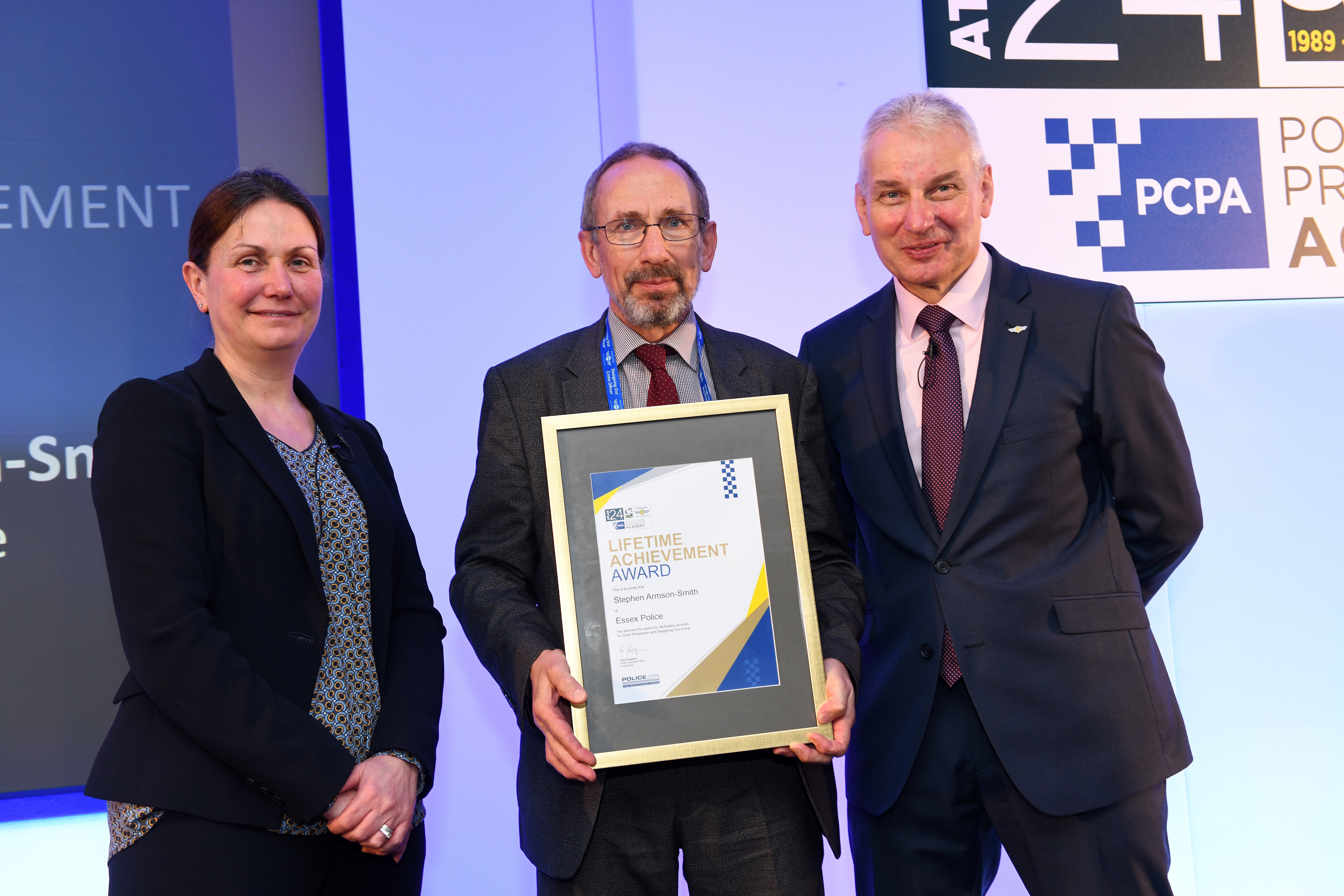 Lifetime Achievement Award for Essex Designing Out Crime Officer