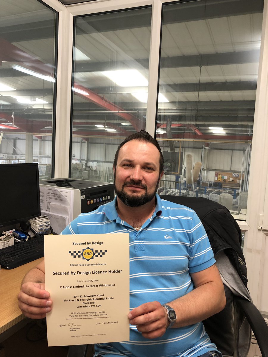 Direct Window Company certificate