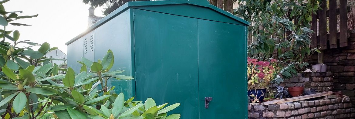 As good as new: Asgard rebuilds 15-year-old metal garden shed