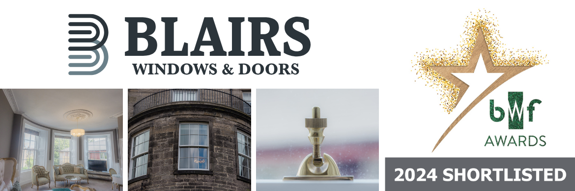 Blairs Windows & Doors Shortlisted for BWF Heritage Award