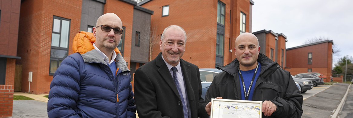 Heath Town estate new council homes secure SBD Gold Award