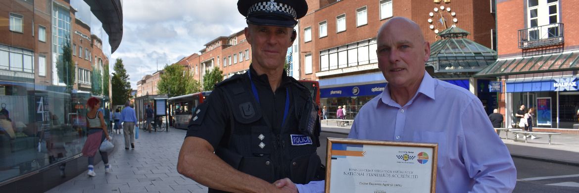 Exeter Business Against Crime: ‘exceeding requirements’ in 48 out of 56 standards